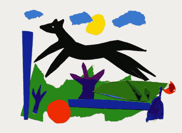 Springender Hund